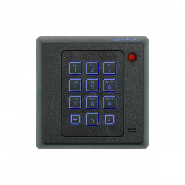Access control keypad and electric lock installation
